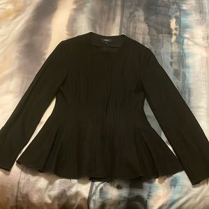 Theory tweed zippered jacket / blazer.